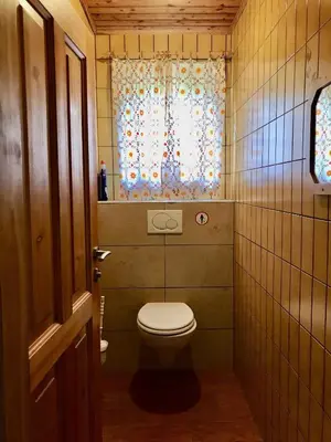 Ein Badezimmer in der Unterkunft Landhaus mit Familienglück und Ofenwärme