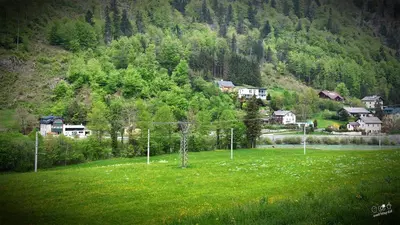Naturlandschaft in der Nähe des Chalets