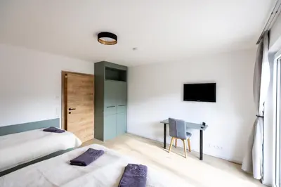 TV/Unterhaltungsangebot in der Unterkunft Panorama Apartment