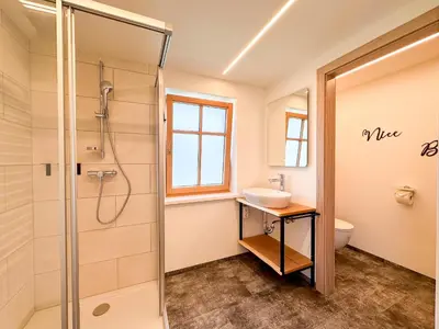 Ein Badezimmer in der Unterkunft Attersee Apartments