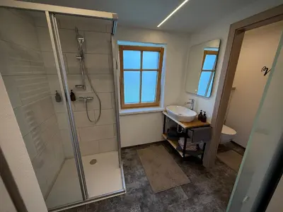Ein Badezimmer in der Unterkunft Attersee Apartments