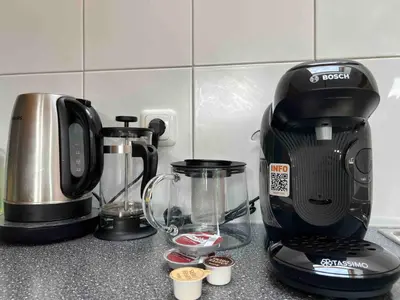Kaffee-/Teezubehör in der Unterkunft Tauglerei Appartement Hagebutte