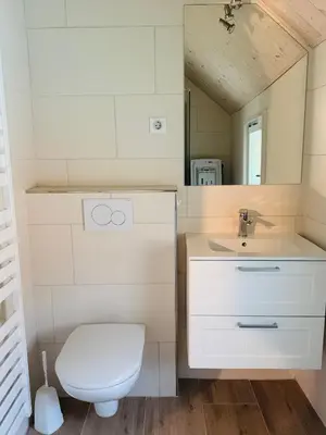 Ein Badezimmer in der Unterkunft Ferienhaus - Senn-Inn im Zentrum von Schladming