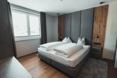 Ein Bett oder Betten in einem Zimmer der Unterkunft Seekarspitz Boutique Appartements