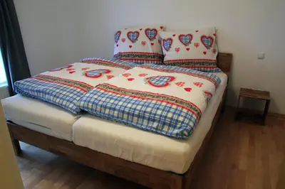 Ein Bett oder Betten in einem Zimmer der Unterkunft Gala Apartments - Country Oasis in Pettenbach
