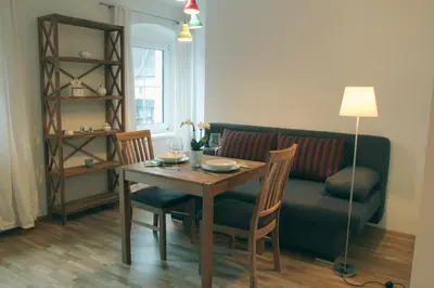 Ein Sitzbereich in der Unterkunft Gala Apartments - Country Oasis in Pettenbach