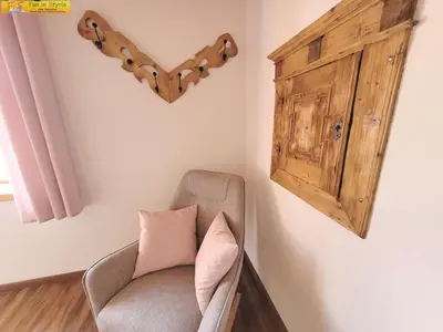 Ein Sitzbereich in der Unterkunft Apartment Bühemirla by FiS - Fun in Styria