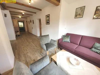 Ein Sitzbereich in der Unterkunft Apartment Bühemirla by FiS - Fun in Styria