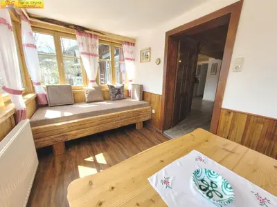 Ein Sitzbereich in der Unterkunft Apartment Klampfner by FiS - Fun in Styria