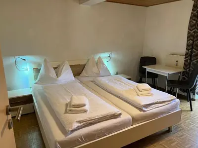 Ein Bett oder Betten in einem Zimmer der Unterkunft Haus Peter