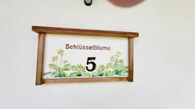 Ein Zertifikat, Auszeichnung, Logo oder anderes Dokument, das in der Unterkunft Stodertraum 5 