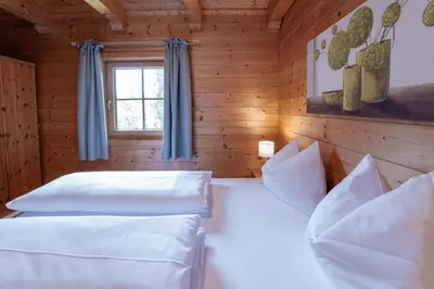 Ein Bett oder Betten in einem Zimmer der Unterkunft Landhaus Stiegler