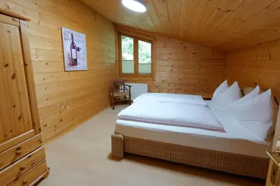 Ein Bett oder Betten in einem Zimmer der Unterkunft Landhaus Stiegler