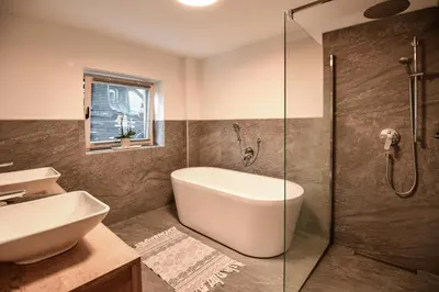 Ein Badezimmer in der Unterkunft Die kleine Point - Wagrain
