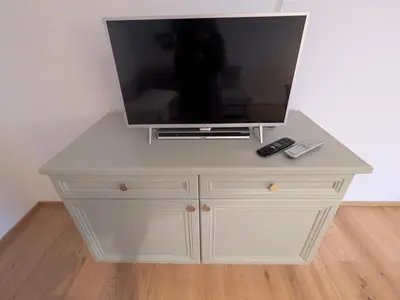 TV/Unterhaltungsangebot in der Unterkunft Apartment L i e b l i n g s o r t