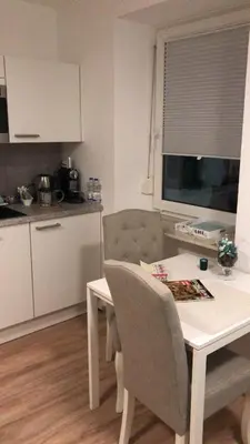 Küche/Küchenzeile in der Unterkunft Kleine feine Wohnung Gmunden City