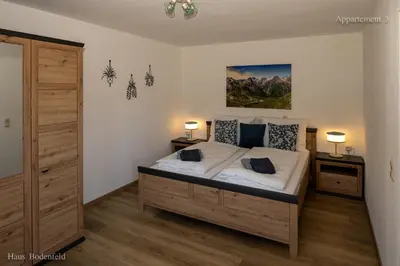 Ein Bett oder Betten in einem Zimmer der Unterkunft Haus Bodenfeld