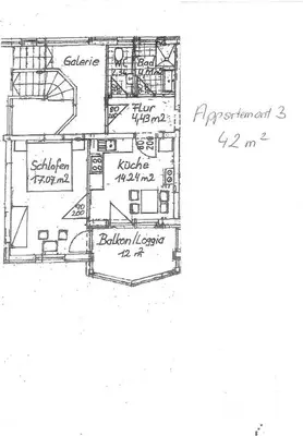 Grundriss der Unterkunft Haus Bodenfeld