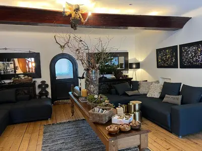 Ein Sitzbereich in der Unterkunft TheBurg Boutique