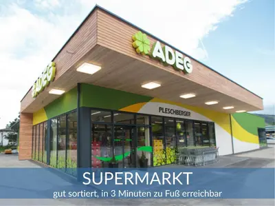 Ein Supermarkt oder andere Läden im Ferienhaus oder in der Nähe