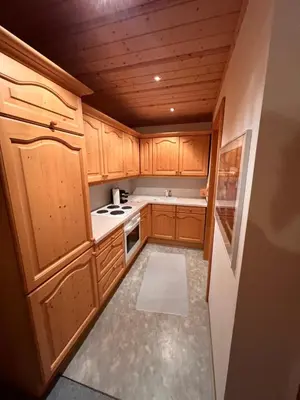 Küche/Küchenzeile in der Unterkunft Apartment 8 Grüner Baum Alpendorf