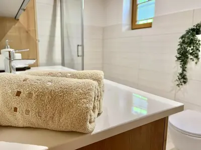 Ein Badezimmer in der Unterkunft Appartement Pauline