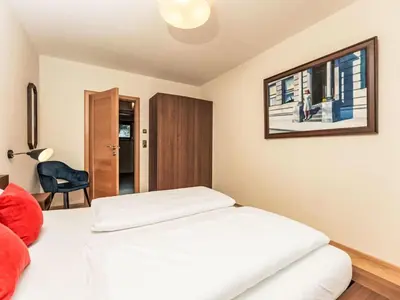 Ein Bett oder Betten in einem Zimmer der Unterkunft Apartment Panorama Dachstein by Interhome