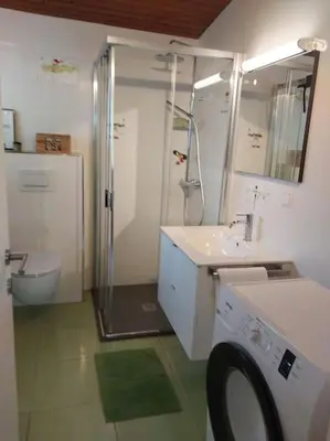 Ein Badezimmer in der Unterkunft Ferienwohnung Ortner am Kreischberg