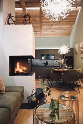 Ein Sitzbereich in der Unterkunft Aloha Suite - Schladming Dachstein
