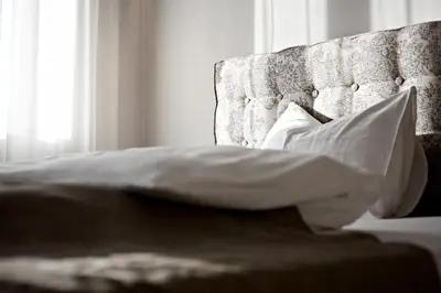 Ein Bett oder Betten in einem Zimmer der Unterkunft Badhaus - Hotel/Restaurant/Café