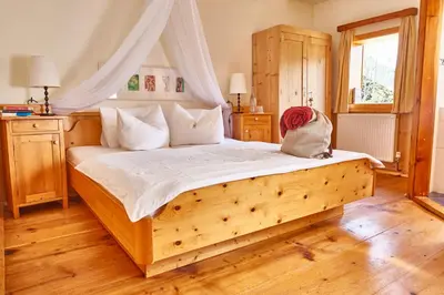 Ein Bett oder Betten in einem Zimmer der Unterkunft Haus Waberl