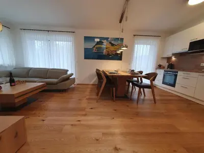 Küche/Küchenzeile in der Unterkunft Grimming