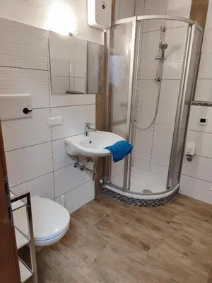 Ein Badezimmer in der Unterkunft Ferienwohnung - Apartment Pichlarn Holiday Grimmingblick