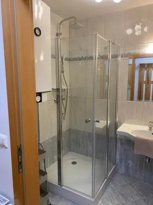 Ein Badezimmer in der Unterkunft Apartment DOLCE VITA