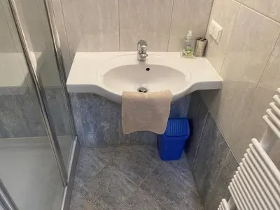 Ein Badezimmer in der Unterkunft Apartment DOLCE VITA