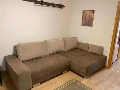Ein Sitzbereich in der Unterkunft Apartment DOLCE VITA