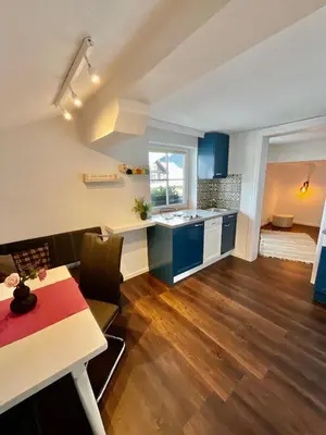 Küche/Küchenzeile in der Unterkunft Die Bergretter Appartements