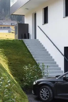 Das Gebäude in dem sich die Ferienwohnung befindet