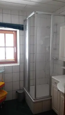 Ein Badezimmer in der Unterkunft Apartment Knablhof
