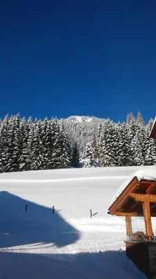 Apartment Knablhof im Winter