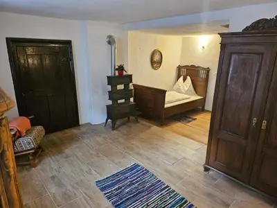 Ein Bett oder Betten in einem Zimmer der Unterkunft Ferienhaus Wieser