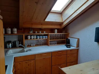 Küche/Küchenzeile in der Unterkunft Appartement Zürcher