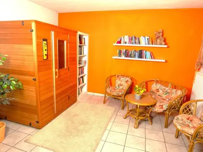 Die Bibliothek in der Ferienwohnung