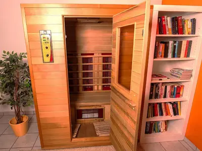 Die Bibliothek in der Ferienwohnung