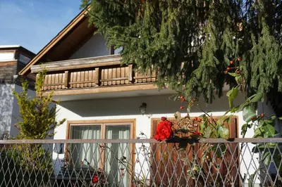 Ein Balkon oder eine Terrasse in der Unterkunft Haus Burda