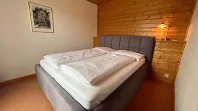 Ein Bett oder Betten in einem Zimmer der Unterkunft Pension Edelweiß Mitterberg