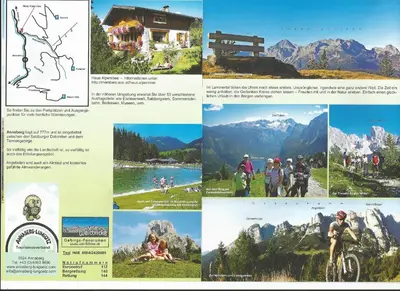 Naturlandschaft in der Nähe des Ferienhauses