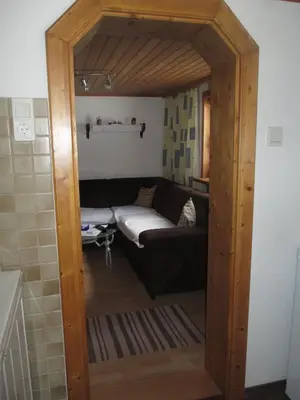 Ein Bett oder Betten in einem Zimmer der Unterkunft Ferienhaus Schwarzenbacher