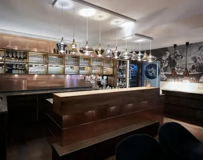 Lounge oder Bar in der Unterkunft Ferienappartement am Traunsee Gmunden Altmünster