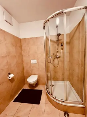 Ein Badezimmer in der Unterkunft Ferienappartement am Traunsee Gmunden Altmünster